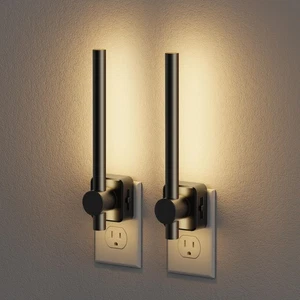 JandCase Night Lights Plug into Wall,0-200LM Dimmable LED Nightlights, 2 Pack... - Picture 1 of 6