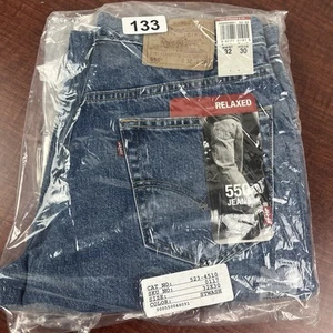 Levis 550 Jeans Men’s 32x30 Relaxed Tapered Leg Red Tag - Brand New With Tags - Picture 1 of 2