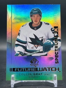2024-25 Colin Graf UD SP Authentic Future Watch Spectrum FX Level 1 #S-45 - Picture 1 of 3