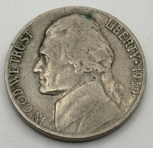 1939 Jefferson Nickel - Picture 1 of 4