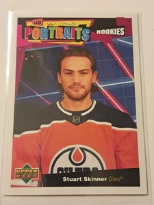Stuart Skinner RC Rookie 2020-21 Upper Deck UD Portraits Edmonton Oilers #P-95 - Imagen 1 de 2