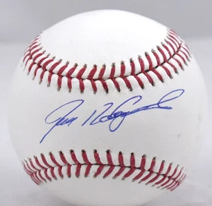 Ivan Rodriguez Autographed Rawlings OML Baseball - Beckett W Hologram *Blue - Picture 1 of 3