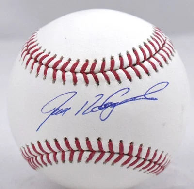 Ivan Rodriguez Autographed Rawlings OML Baseball - Beckett W Hologram *Blue - Image 1 of 3