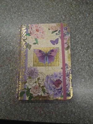 100 Page Lined Journal Notebook for Women & Men, Hardcover A5, C-Butterfly  - Image 1 of 4