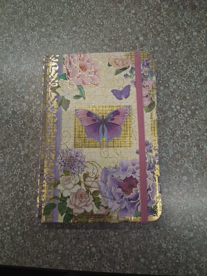 100 Page Lined Journal Notebook for Women & Men, Hardcover A5, C-Butterfly  - Image 1 of 4