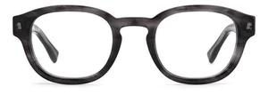 Occhiale da vista Dsquared2 modello D2 0023 colore 2W8/23 GREY HORN - Picture 1 of 1