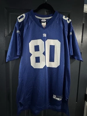 Camiseta de Colección Reebok New York Giants Jeremy Shockey #80 NFL - Talla Juvenil XL Foto 1 de 4