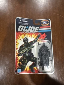G.I. Joe 25th Anniversary Commando Snake Eyes Action Figure 2007 Foil - Picture 1 of 4