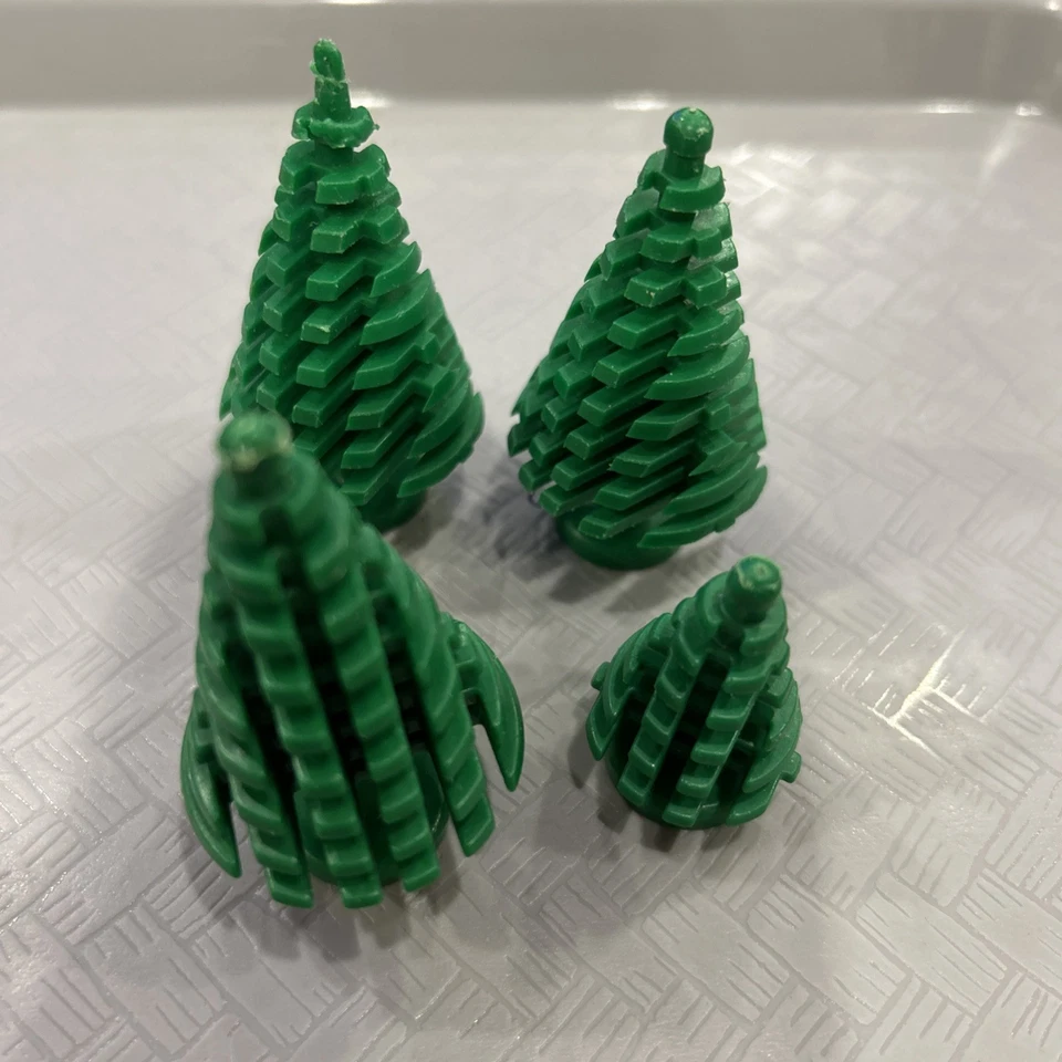 Lego Pine Trees - 4 Trees (3 Large And 1 Small) - Image 1 of 1