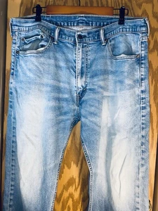 Jeans Levi's 505 para hombre talla 38x29 denim recto lavado medio - Imagen 1 de 13