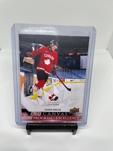 2022-23 Upper Deck Hockey UD Canvas Card Kaedan Korczak Program of Excellence
