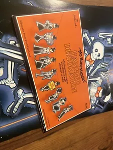 Vintage Hallmark Dancing Skeletons Top Hat Diecut Banner 1982 Halloween Decor - Picture 1 of 3