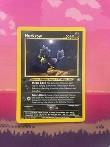 Pokemon Card Murkrow Neo Genesis Rare 1st Edition 24/111 Near Mint - Picture 1 of 2