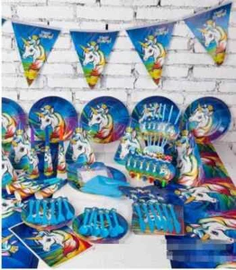 Mega Paquete de Fiesta Unicornio para 6 Todo lo que Necesitas Envío Prioritario Gratuito Nuevo - Imagen 1 de 1