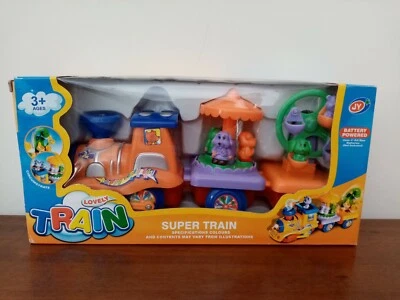 “LOVELY TRAIN” TRENINO GIOCATTOLO SUONI E LUCI - Immagine 1 di 4