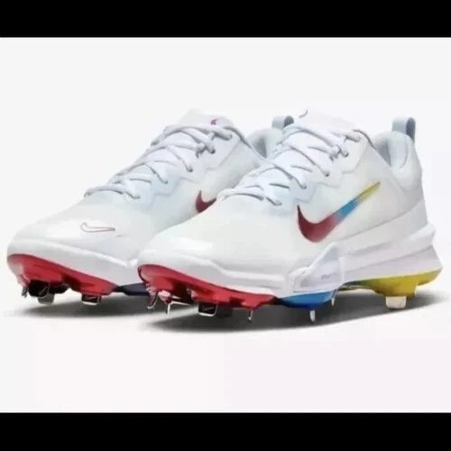 Nike Force Zoom Trout 9 Pro Metal Baseball Cleats Rainbow FB2907-106 Men Size 7 - Image 1 of 4