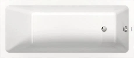 Duravit No.1 1600x700mm Single Ended Bathtub White With Legs 700488000000000 + 7 - Image 1 of 4