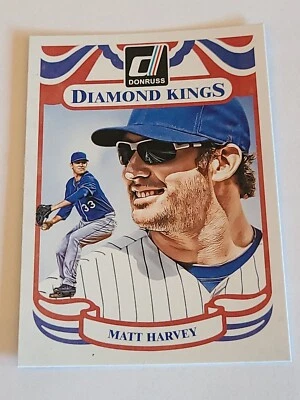 2014 Matt Harvey Panini Donruss Diamond Kings #218 Foto 1 de 2