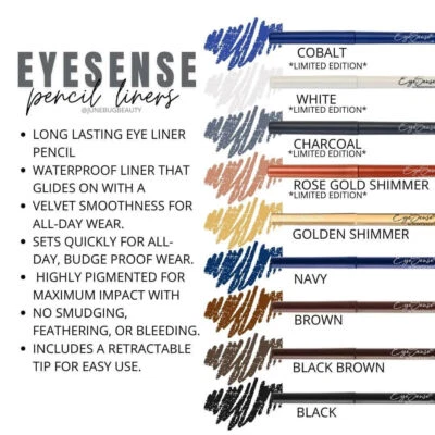 ✨ EyeSense PENCIL EYELINER SeneGence  Authentic NEW/SEALED *FAST SHIPPING - Image 1 of 3