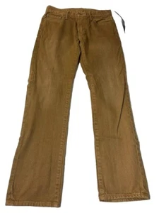 Pantalones de mezclilla American Eagle Outfitters para hombre 30 tostados ajustados rectos AEO - Imagen 1 de 14