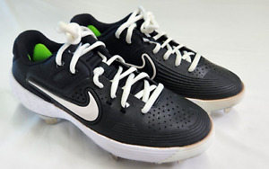 Womens Black & White Nike Zoom Hyperdiamond 3 Elite Softball Cleats Shoes Size 7