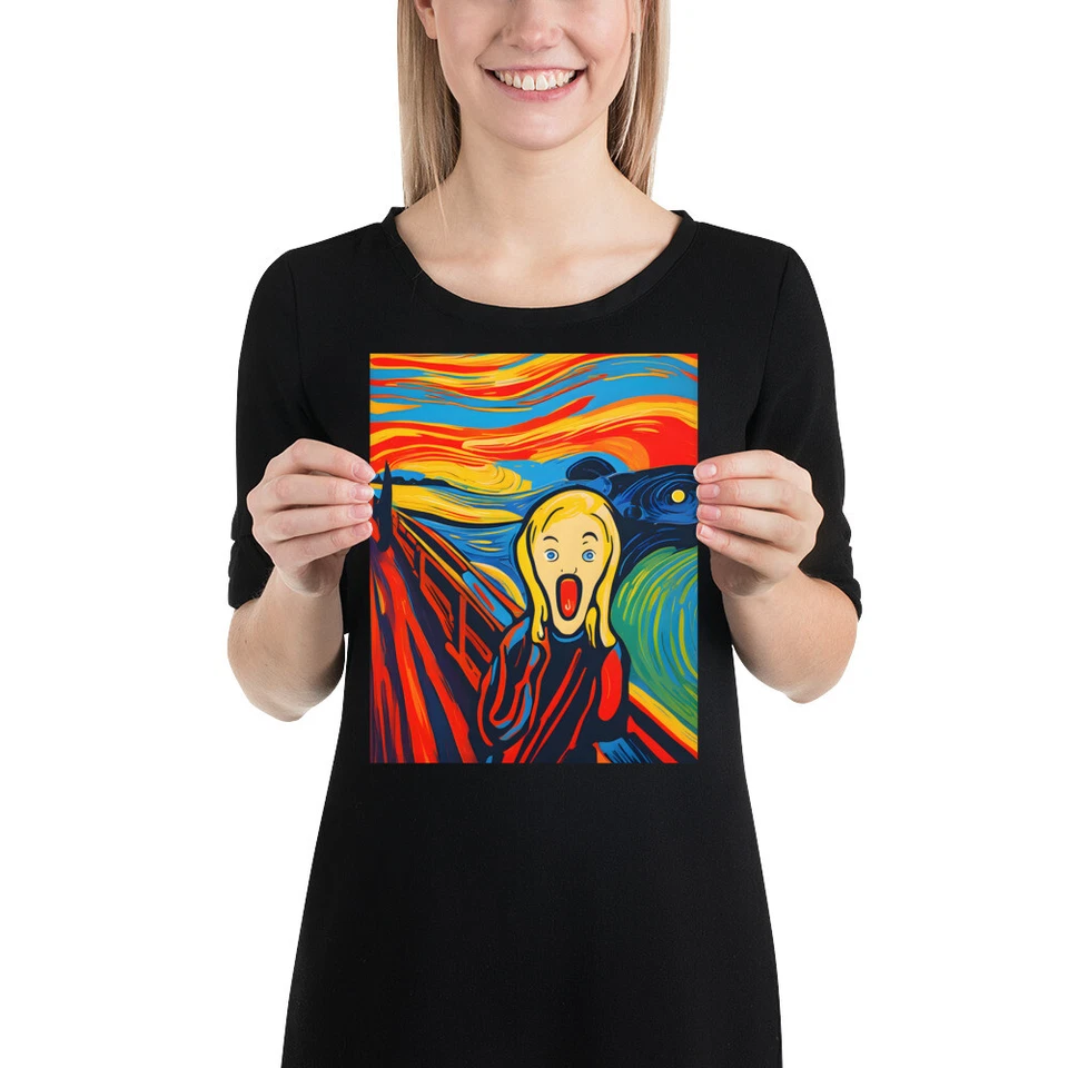 Pop-Art The Scream Munch POSTER - Image 1 of 1