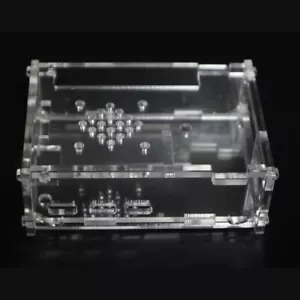 Keine Schrauben Durchsichtig Acryl Etui Gehäuse Box für Raspberry Pi 5 - Bild 1 von 7
