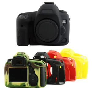 For Canon Eos 5D Mark IV III II 5D4 5D3 5D2 5Ds 6D Silicone Rubber Cover Case - Picture 1 of 27