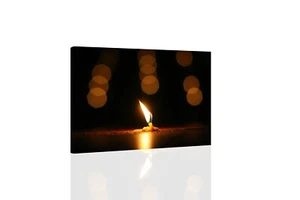 Solitary Flame - CANVAS OR PRINT WALL ART - Picture 1 of 2