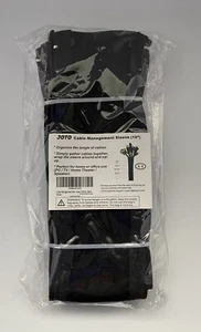 JOTO Cable Management Sleeve 19-20 Inch Cord Organizer System with Zipper 4-Pack - Picture 1 of 2
