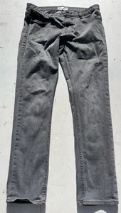 Men's Billabong Jeans Gray Denim Solid 34 City Hip Slim Beach Surf College Night - Picture 1 of 16