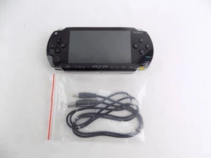 Grade B Playstation Portable PSP 1000 Piano Black Handheld Console Inc Charger - Picture 1 of 2