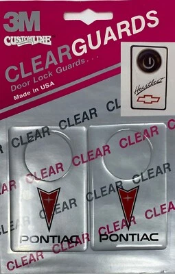 Pontiac Door Handel Lock Scratch Guard pintura proteger acabamento Tempest Grand Prix gto - Imagem 1 de 4