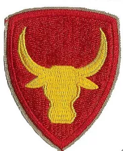US ARMEE ZWEITER WELTKRIEG 12. INFANTERIEDIVISION EINHEIT AUFNÄHER (REPRODUKTION) - Bild 1 von 1