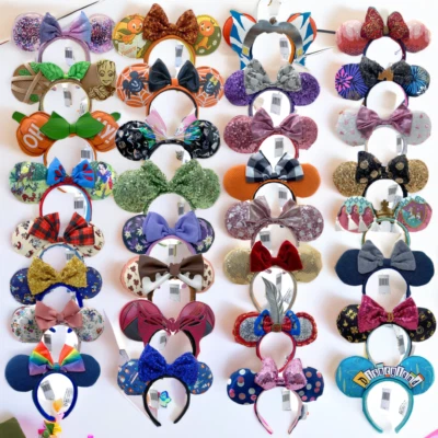 LOTE de 200 estilos de diadema orejas de Minnie Mouse con arco mágico de Mickey de los parques de Disney Foto 1 de 4