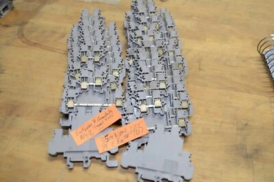 Entrelec TE Conectivity M4/6 4mm2 900 V Din Rail Terminal Block 35 Qty Lot NEW - Image 1 of 2