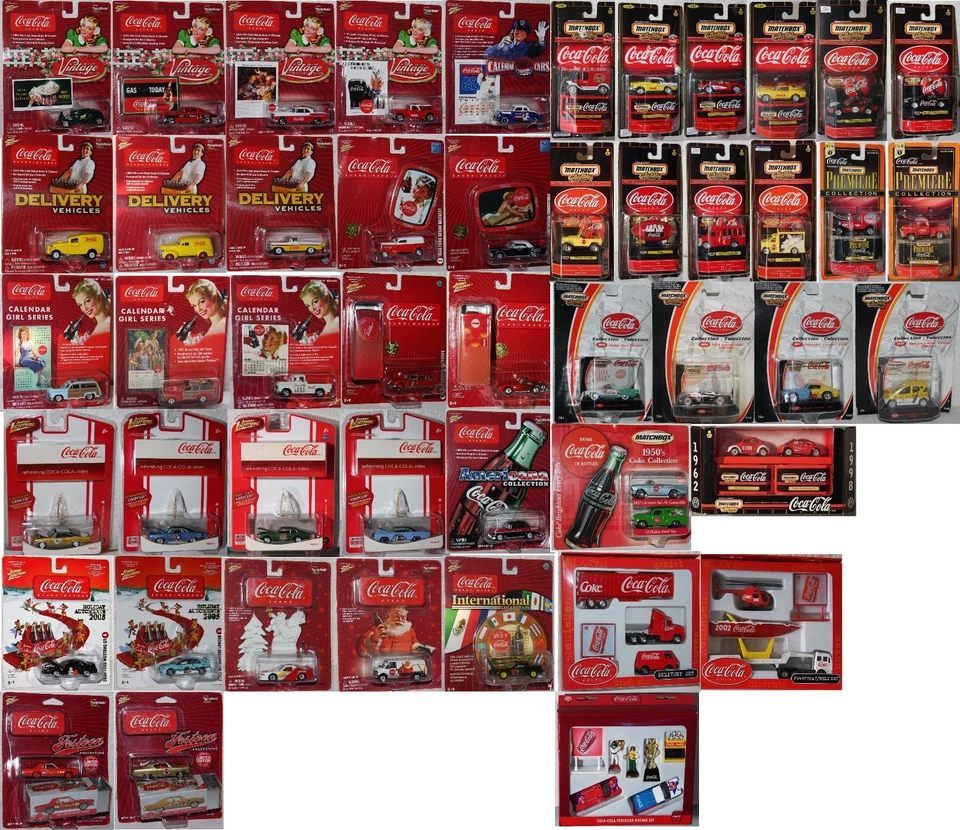 Coca-Cola Modelli / Auto -maßstab 1: 64-Aussuchen: Johnny Lightning, Matchbox - Immagine 1 di 1