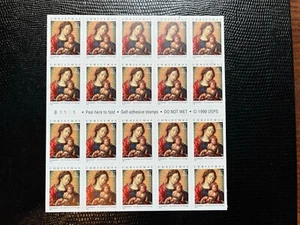 USStamps Sc #3675 (37c) MADONNA & CHILD - booklet of 20 -  MNH - Picture 1 of 2