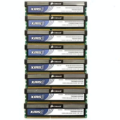 Corsair XMS3 TW3X4G1333C9A 1333 MHz 4GB (2X2GB) 7-7-7-20 (8-PACK) - Image 1 of 2
