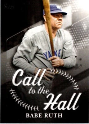 2025 Topps Chrome Call to the Hall #CTH-14 Babe Ruth - Yankees - Image 1 of 2
