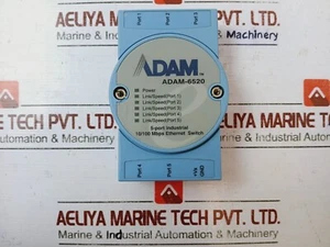 Advantech ADAM-6520 5-Port Industrial Ethernet Switch 10-30 VDC IAA9157387 - Picture 1 of 6