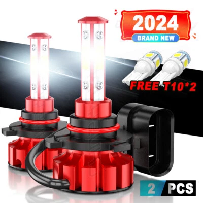 9005 LED High Beam Headlight Bulb White For 1995 1996 1997 Volvo 850 - Image 1 of 4
