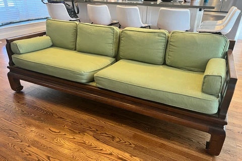 Tomei - Michael Baker - Chippendale - Chinese Style Sofa Cover