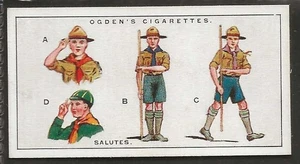 OGDENS-BOY SCOUTS 1929 (DIFFERENT)-#27- SALUTES - Picture 1 of 2