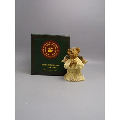 Boyds Bears Bearstone "Faith...Always Give Thanks" #227758 Angel - Image 1 of 4