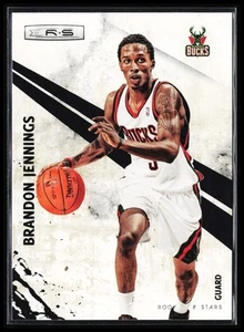 Brandon Jennings #31 2010-11 Panini Rookies & Stars Base Bucks E0126A - Picture 1 of 2