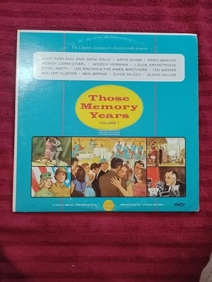 Those Memory Years Volume 1 Longines Symphonette Society DL 734663/SY 5205 VG+ - Image 1 of 4