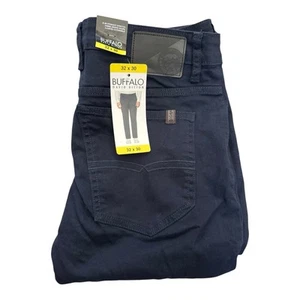 Buffalo David Bitton Men’s Pants 32x30 - Slim Straight Stretch - Navy Blue Denim - Picture 1 of 11