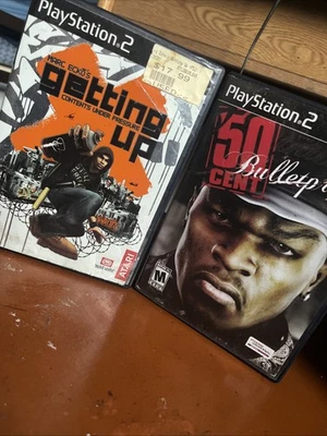 Lotto 50 centesimi antiproiettile e Marc Eckos Getting Up (PS2) con pezzi da pesare libro... - Immagine 1 di 4