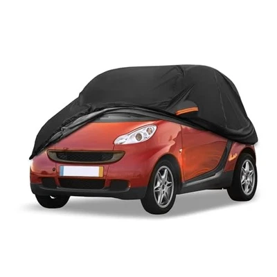 For Smart Fortwo 2007-2022 Waterproof Car Cover All Weather with Door Zipper Foto 1 de 4